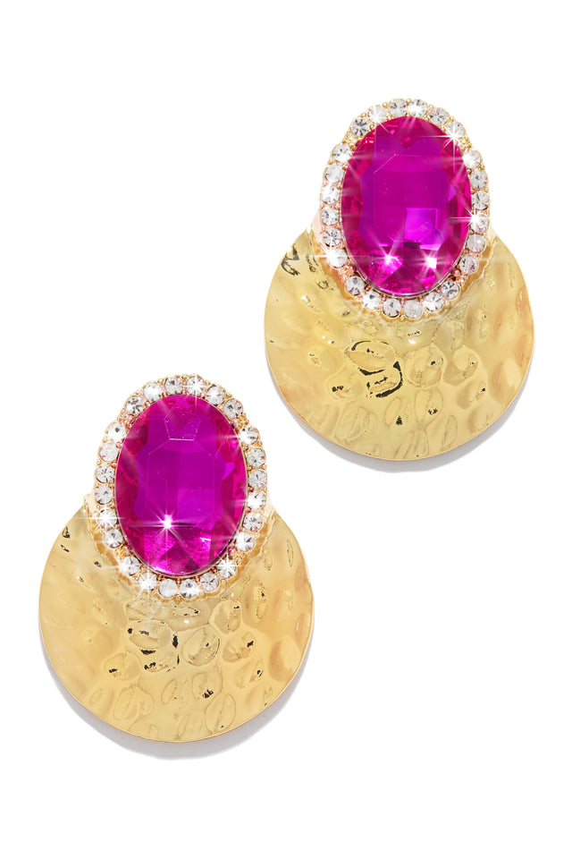 Load image into Gallery viewer, Pink and Gold Earrings
