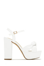 Load image into Gallery viewer, White Platform High Heel
