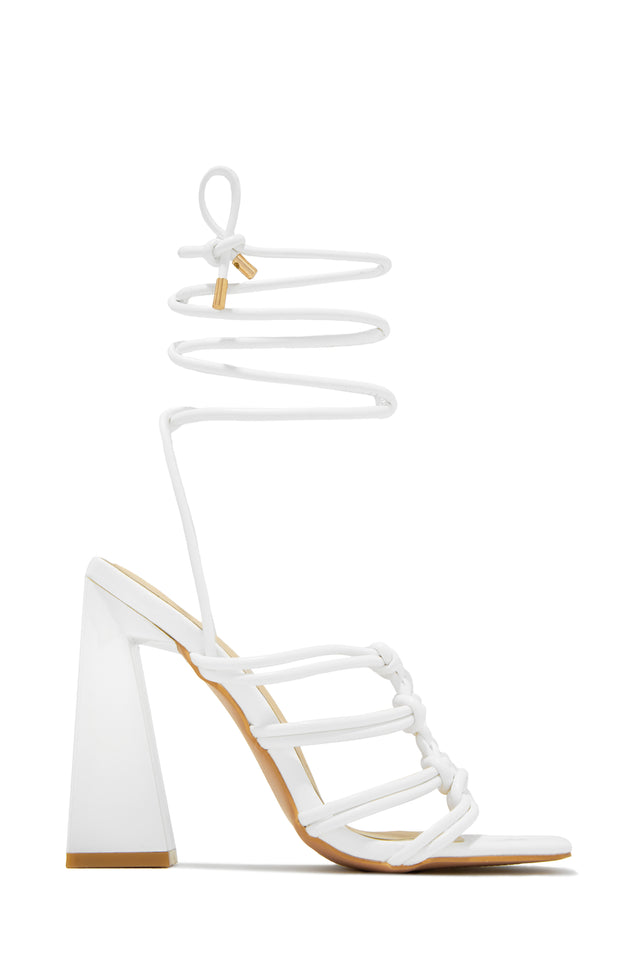 Buy SHOETOPIA White Shoetopia Stylish Strappy White Block Heeled Sandals  For Women & Girls | Shoppers Stop