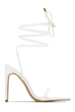 Load image into Gallery viewer, Into The Night Lace Up High Heels - Blue
