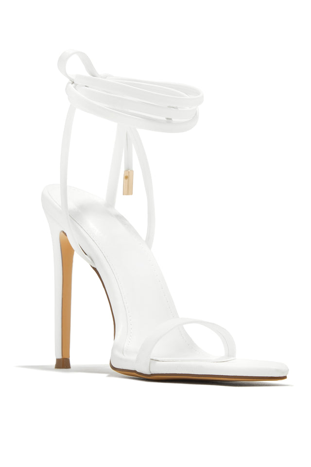Bottega Veneta Off-white Mesh Stretch Heels | Lyst
