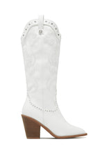 Load image into Gallery viewer, Festival Season Cowgirl Boots - White
