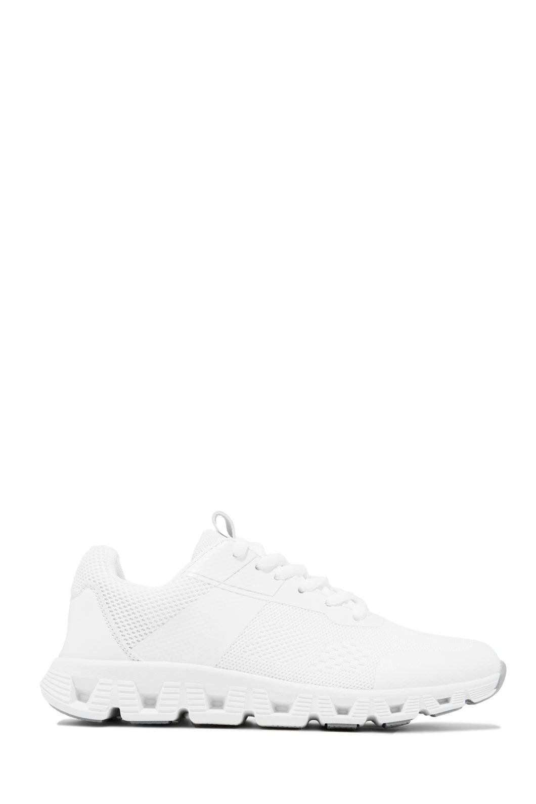 Jet Setter Lace Up Sneakers - White