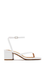 Load image into Gallery viewer, Letty Chunky Mid Heels - White
