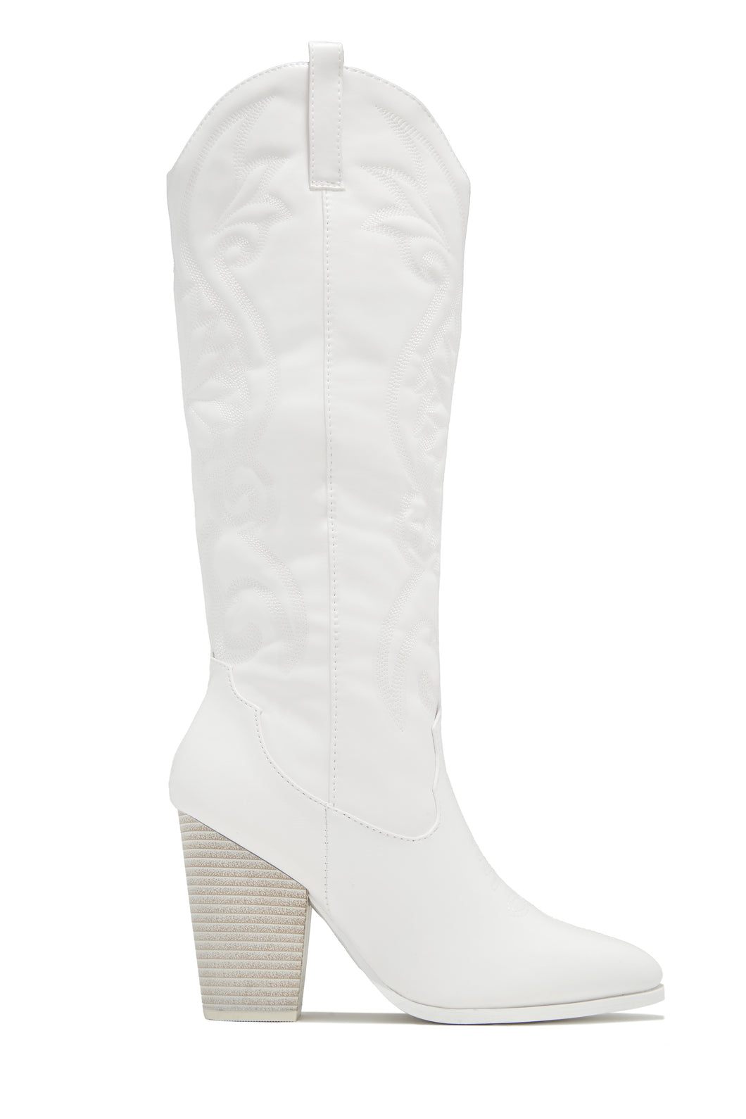 Jordyn Cowgirl Boots - White