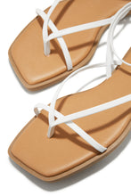 Load image into Gallery viewer, White Flat Sandals

