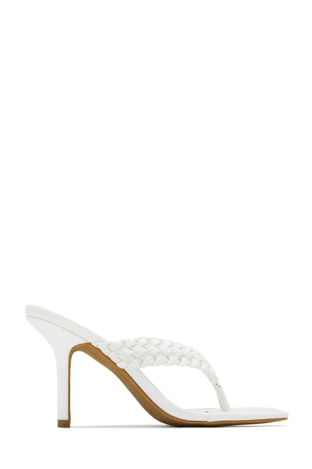 Load image into Gallery viewer, White Summer Vacay Heels

