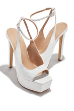 Load image into Gallery viewer, Ameli Platform High Heels - White
