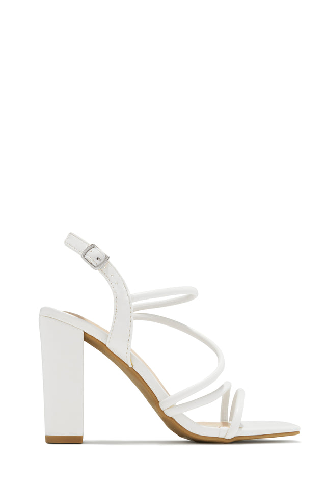 Load image into Gallery viewer, Victoria Block Heels - White
