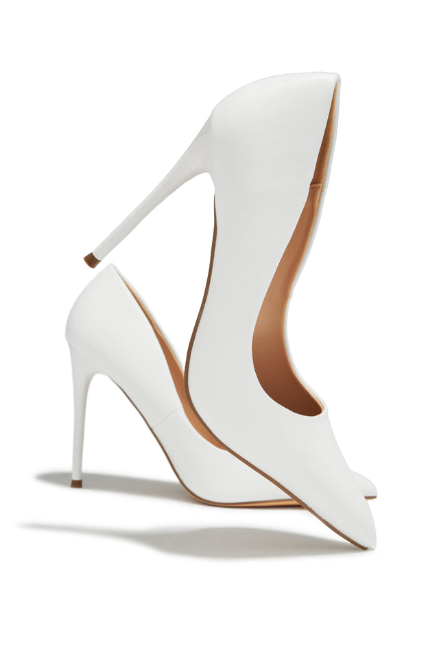 Load image into Gallery viewer, Savanna High Heel Pumps - White
