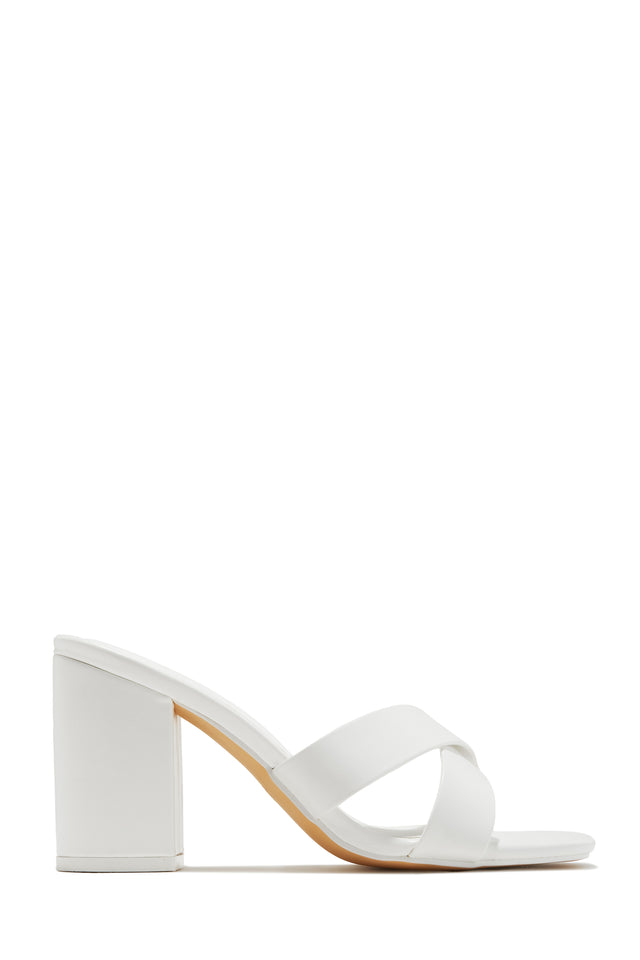 Load image into Gallery viewer, White Chunky Heels

