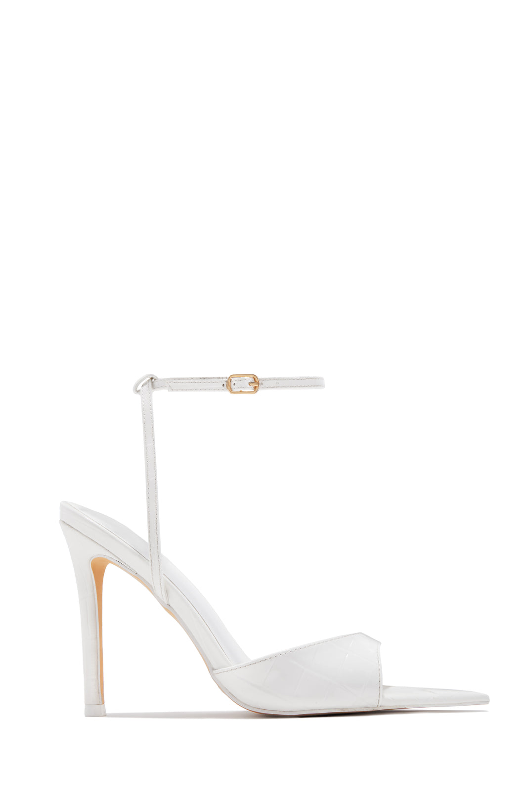 Kelcie Single Sole Heels - White
