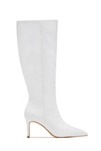 Load image into Gallery viewer, Chrissy Mid Heel Boots - White
