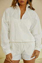 Load image into Gallery viewer, White Half Zip Up Jacket
