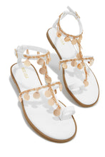 Load image into Gallery viewer, PU White Sandals
