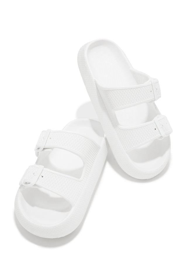 White rubber birkenstocks 2025 walmart