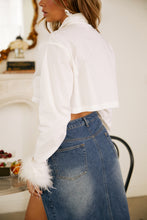 Load image into Gallery viewer, White Poplin Button Up
