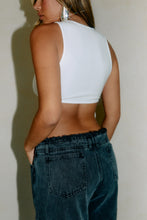 Load image into Gallery viewer, White Crop Top
