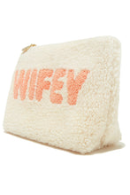 Load image into Gallery viewer, Faux-Sherpa Wifey Bag
