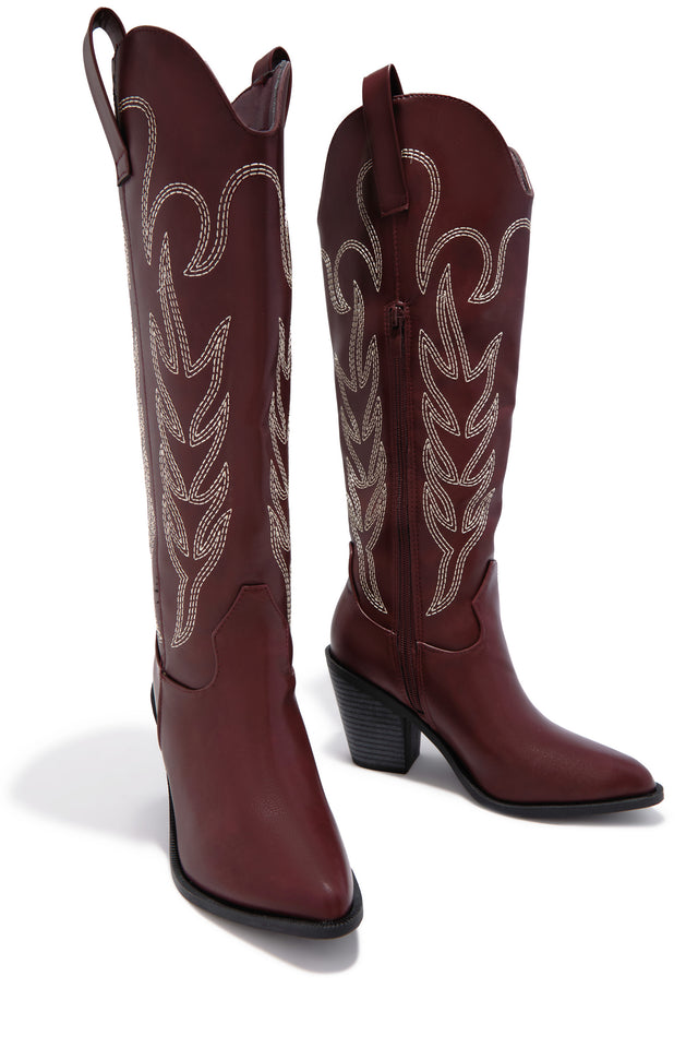 Load image into Gallery viewer, Exclusive Performance Cowgirl Boots - Wine
