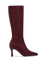 Load image into Gallery viewer, Zama Knee High Heel Boots - Wine
