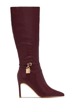 Load image into Gallery viewer, Kya Below The Knee Heel Boots - Wine
