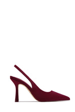 Load image into Gallery viewer, Cari Slingback Pumps - Wine
