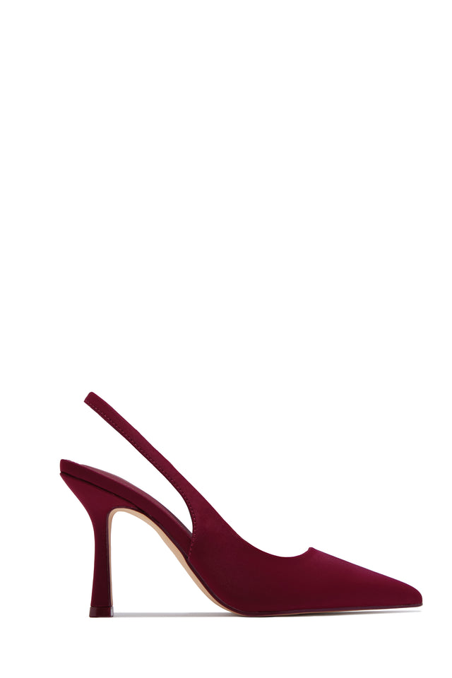 Load image into Gallery viewer, Cari Slingback Pumps - Wine
