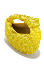Load image into Gallery viewer, Yellow All Over Rhinestone Bag
