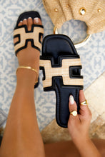 Load image into Gallery viewer, Yuliana Slip On Sandals - Black
