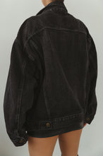 Load image into Gallery viewer, black oversized jacket 
