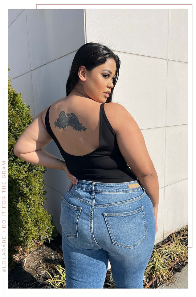 Load image into Gallery viewer, Lola Babe Wearing Black Bodysuit
