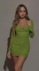 Green mesh lined dress with halter tie straps video