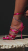 Heels Available In Pink, Back, Nude, And Green