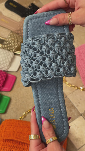 Compilation of sandals in different color variations video