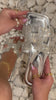 Silver embellished strap sandal detail video