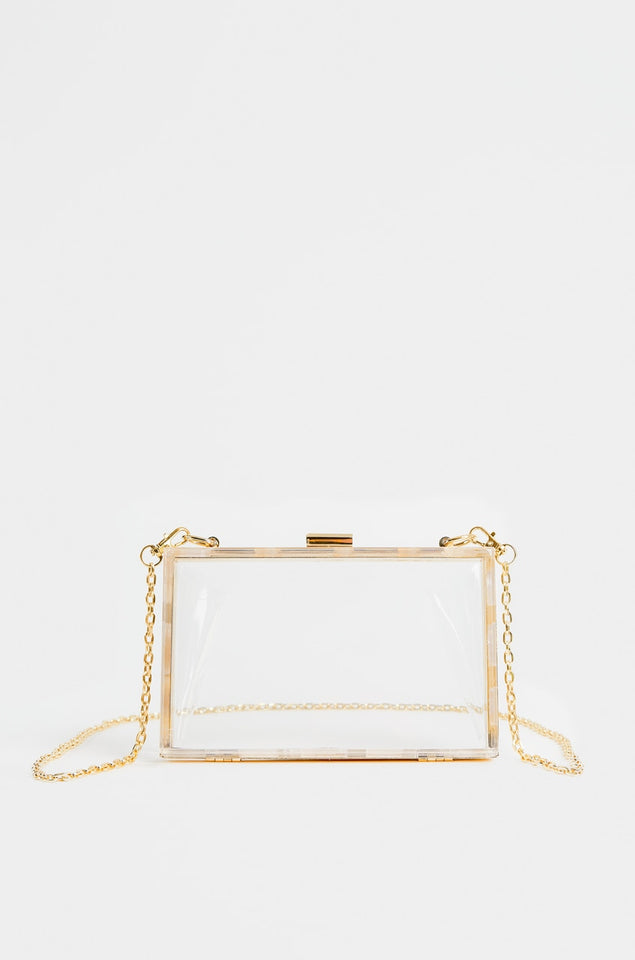 Miss Lola  Clear Clear Shoulder Crossbody Bag – MISS LOLA