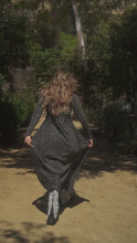 Load and play video in Gallery viewer, Model wearing silver cardigan styled top video
