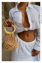 Load image into Gallery viewer, Tulum Dreams Crochet Handbag - Nude
