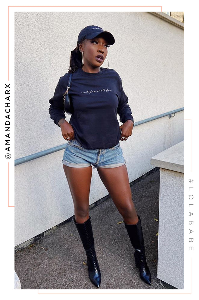 Load image into Gallery viewer, Can&#39;t Stop Won&#39;t Stop Hat - Black
