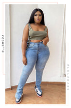 Load image into Gallery viewer, Woman Wearing Denim Jeans

