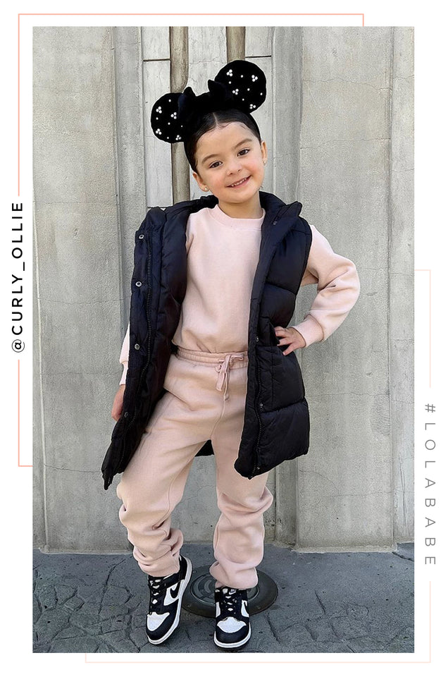 Load image into Gallery viewer, Mini Cozy Feels Kids Jogger Pant - Light Pink
