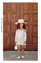 Load image into Gallery viewer, Mini Malibu Sunset Kids Long Sleeve Tie Dye Top - Nude
