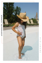 Load image into Gallery viewer, floral one piece bathing suit 
