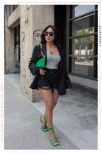 Load image into Gallery viewer, Women Wearing Grey Bodysuit
