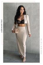 Load image into Gallery viewer, Maxi Skirt Blazer Set
