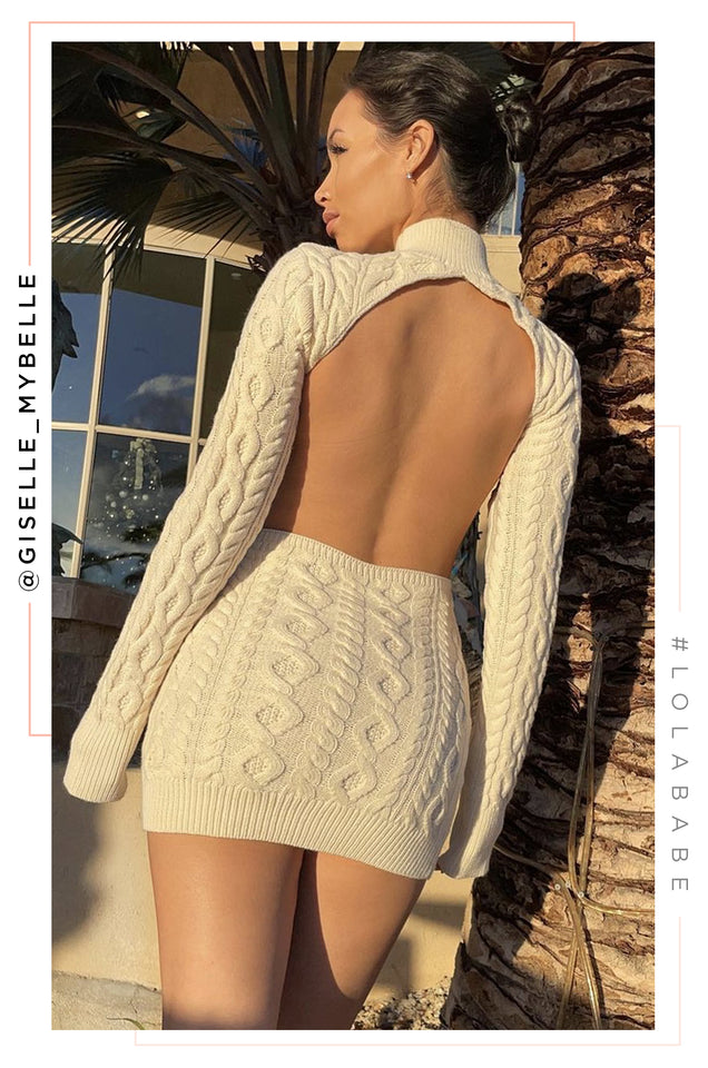 Load image into Gallery viewer, Open Back Knit Dress
