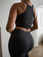 Load image into Gallery viewer, Match My Energy Active Crop Top - Black
