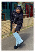 Load image into Gallery viewer, She&#39;s The Star Denim Chunky Platform Boots - Denim
