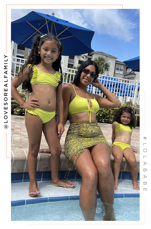 Load image into Gallery viewer, kids two piece swimsuit 
